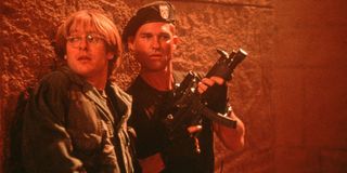 James Spader and Kurt Russell in Stargate