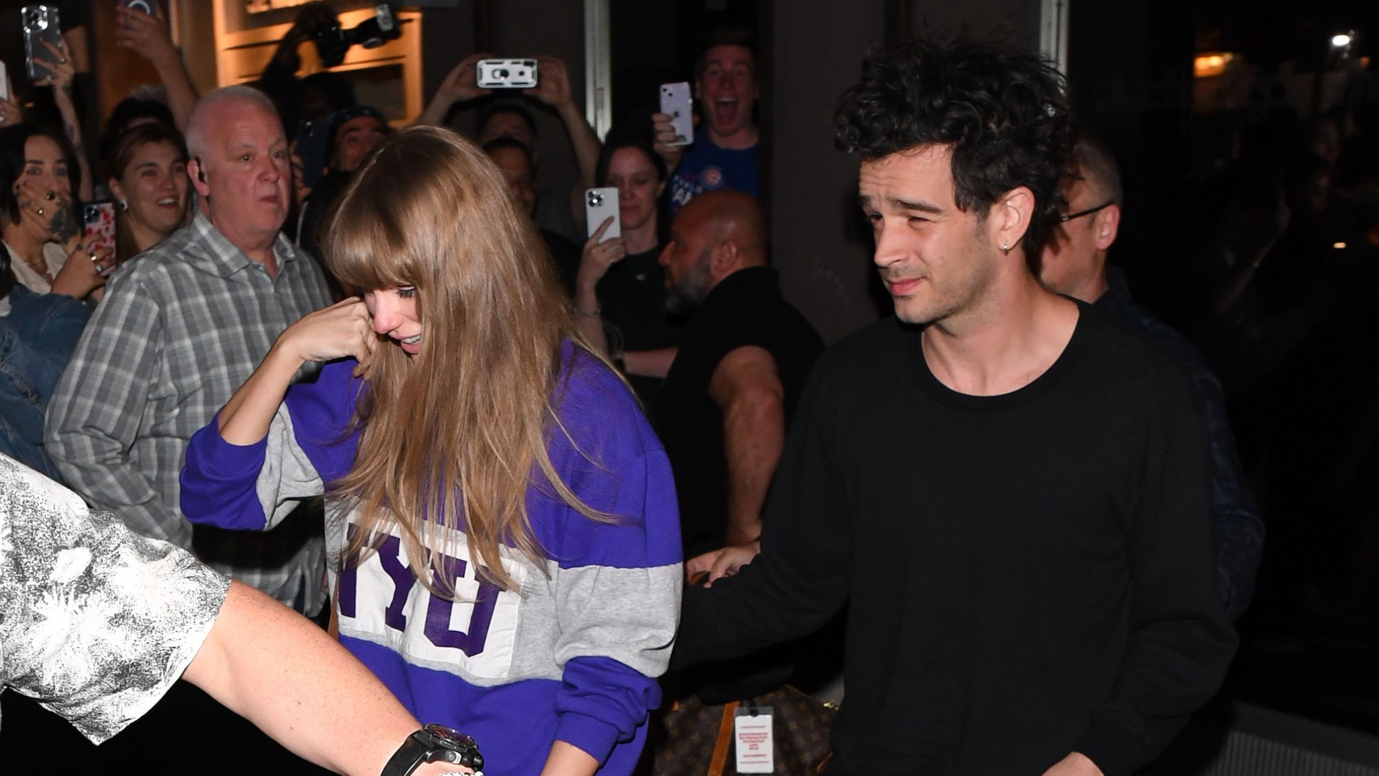 Taylor Swift and Matty Healy in New York City