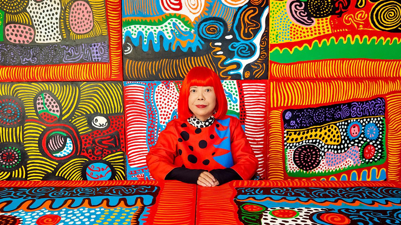 Portrait of Japanese artist Yayoi Kusama M+