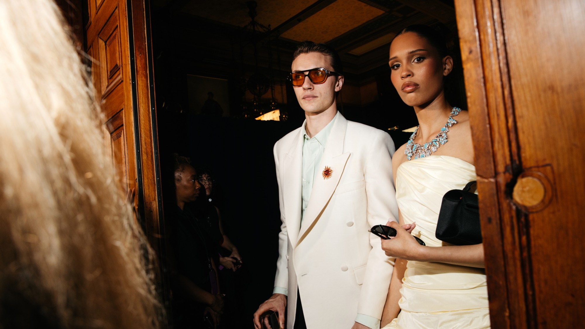 Lucky Blue Smith and Nara Smith at the Tiffany Blue Book Gala 