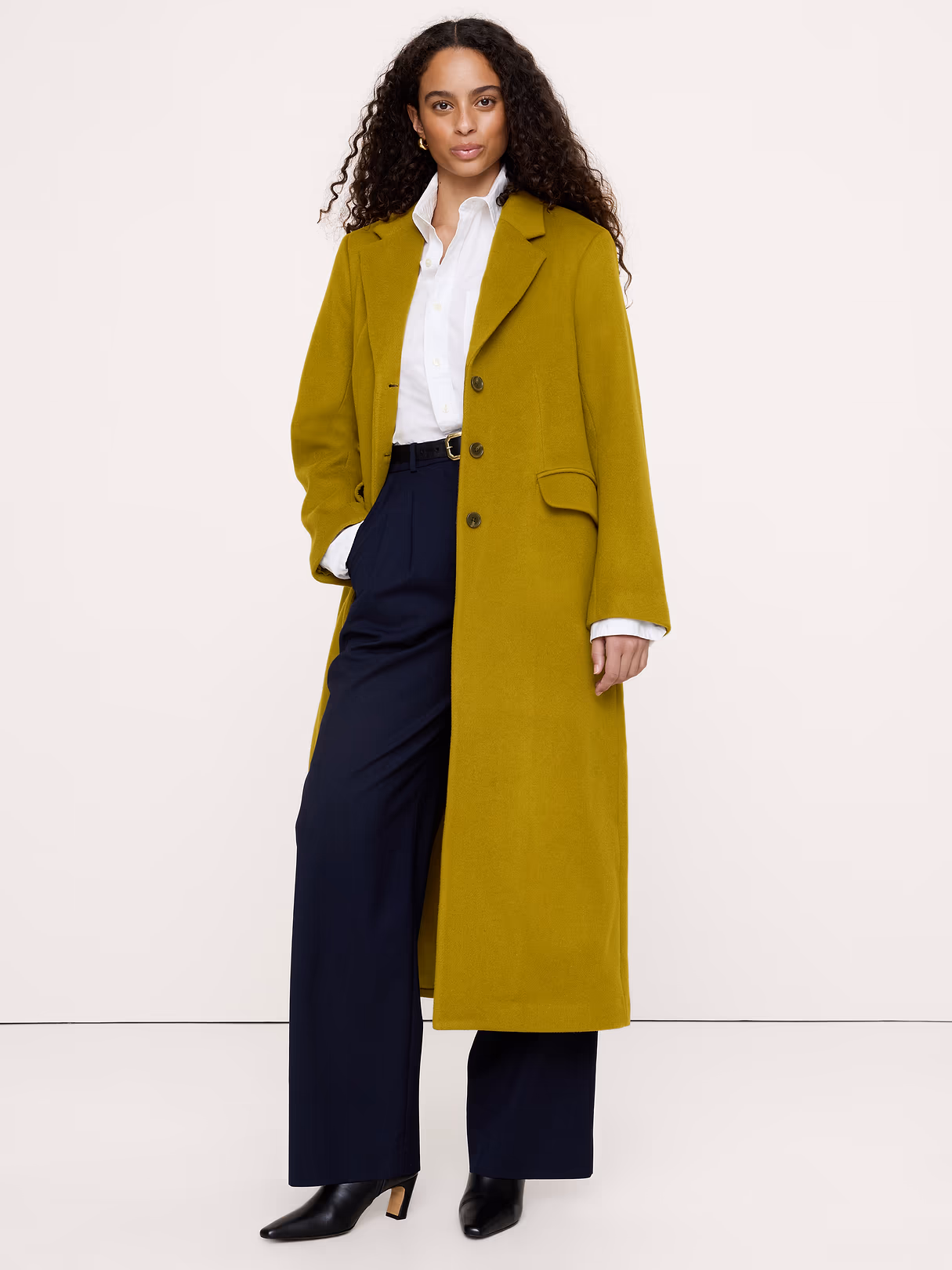 Wool-Cashmere Top Coat