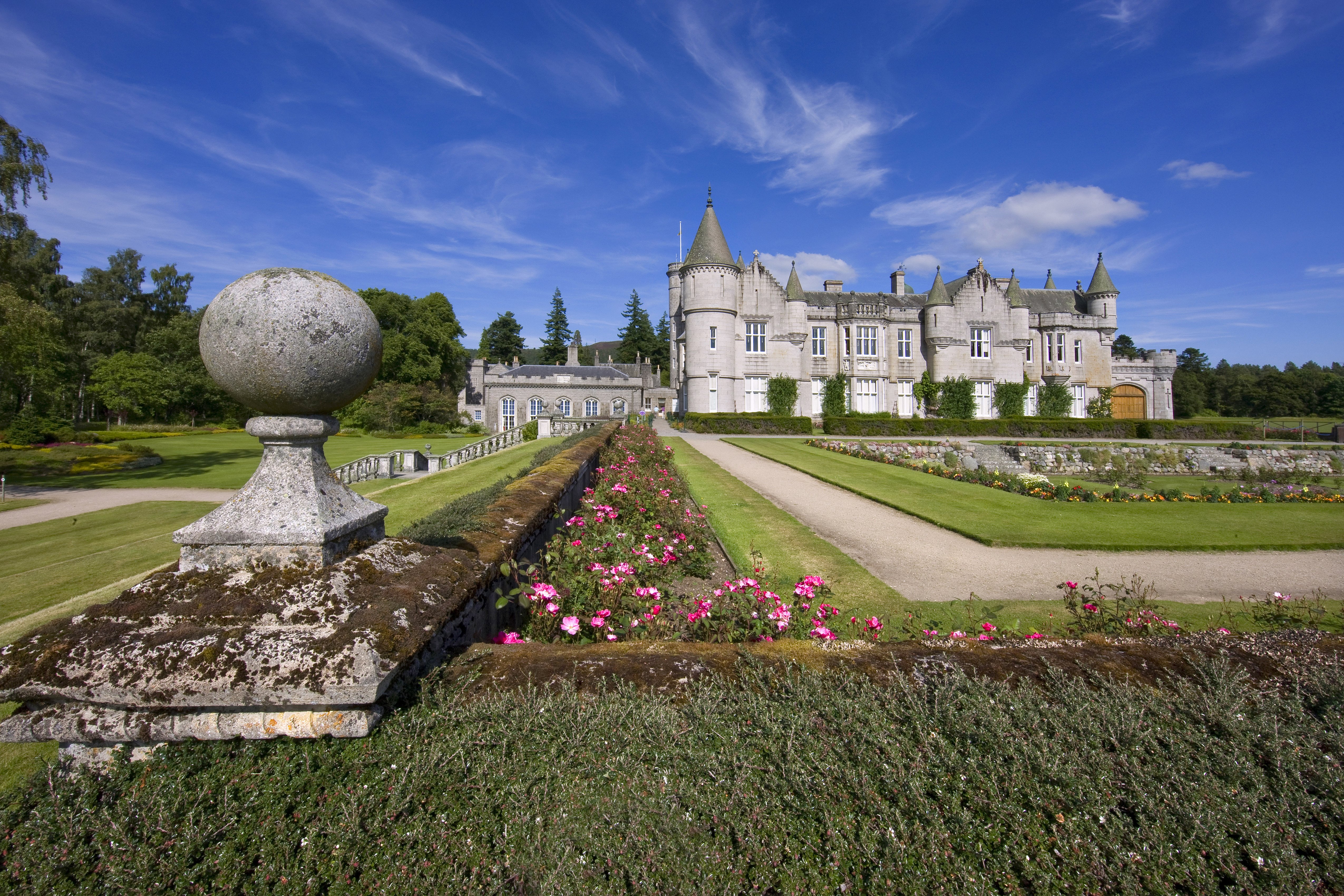 The exterior of Balmoral Castle