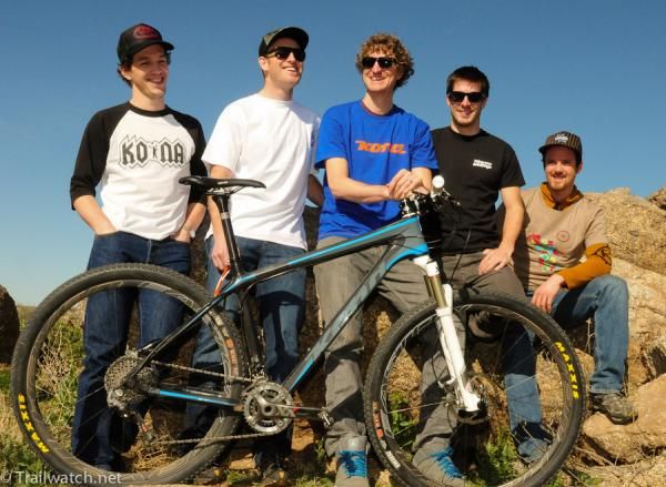 Kona Factory Team with their new carbon King Kahuna
