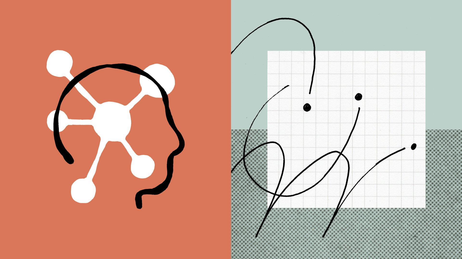 Claude Opus 4.7 logo and branding featuring a human head on left hand side and notepad on right.