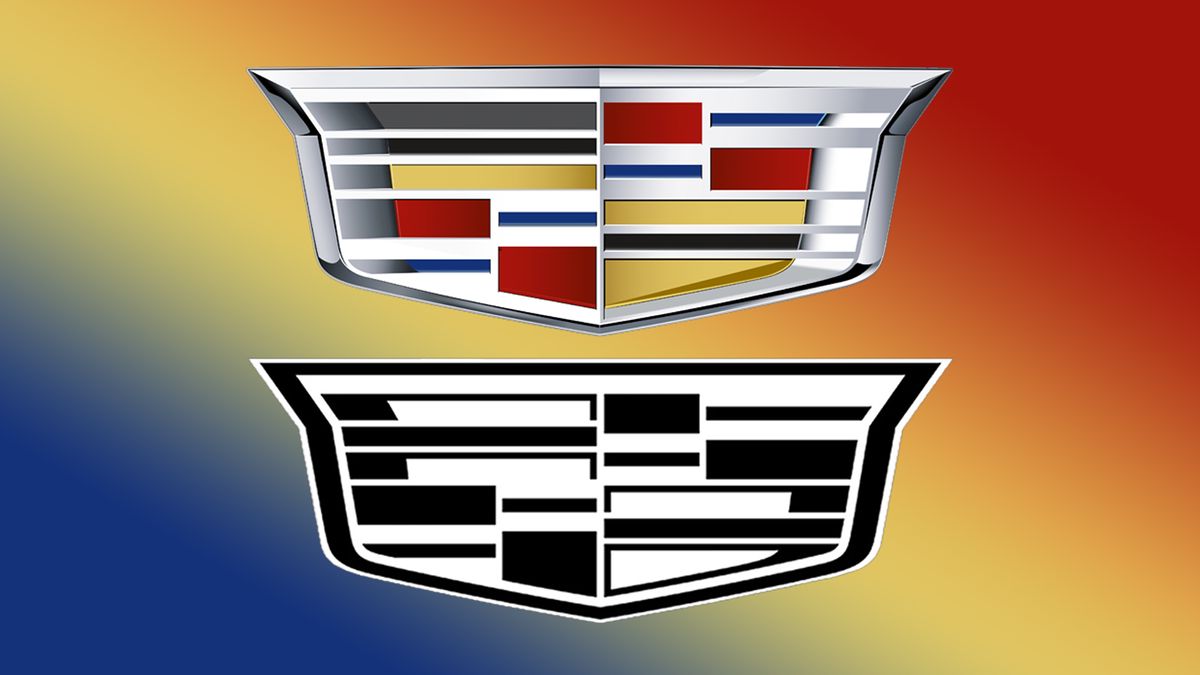 Cadillac's logo gets a monochrome makeover, but fans aren't happy