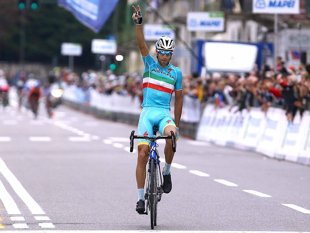 Tre Valli Varesine winner Vincenzo Nibali (Astana)