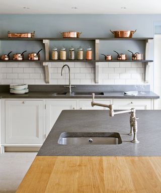 Mixed materials kitchen trend