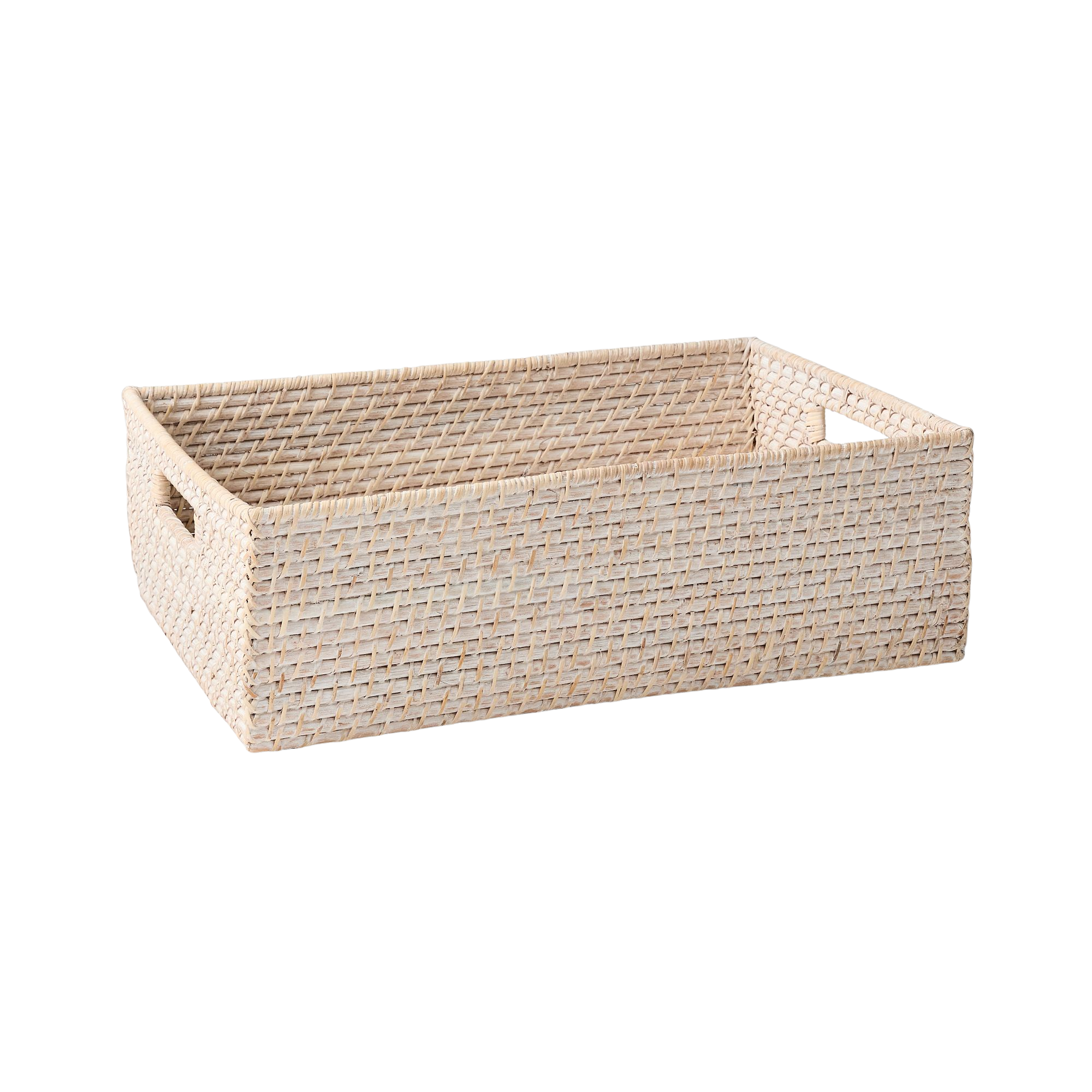 rattan storage basket