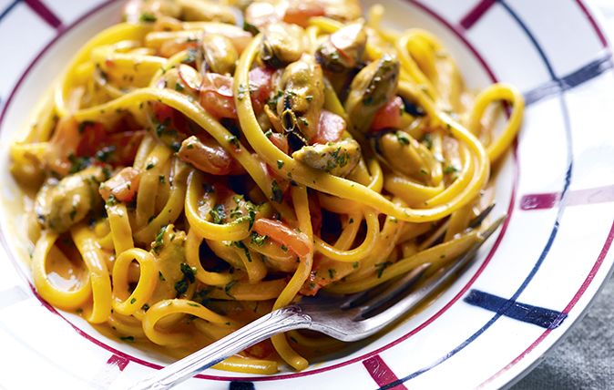 linguine with mussels