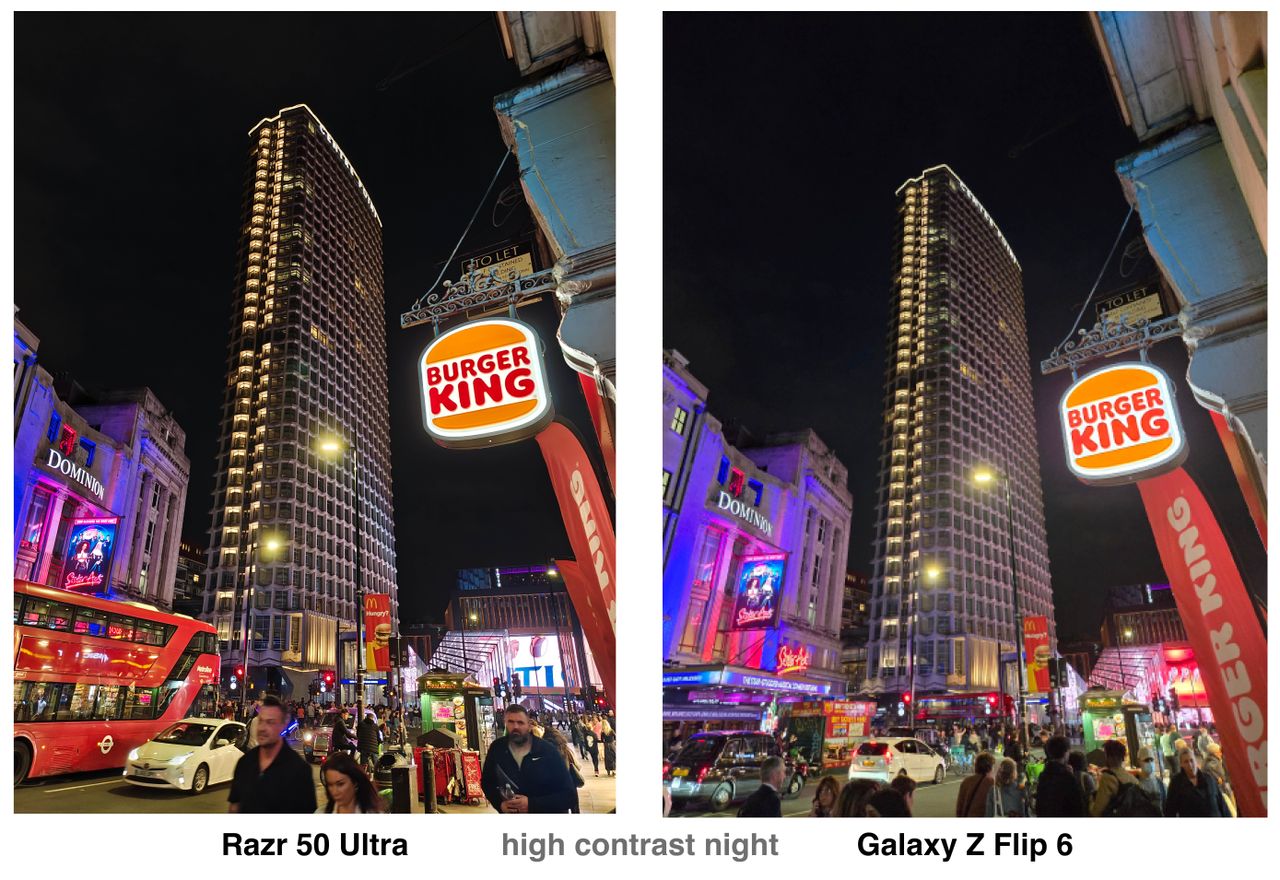 Photos taken on the Motorola Razr 50 Ultra and Samsung Galaxy Z Flip 6