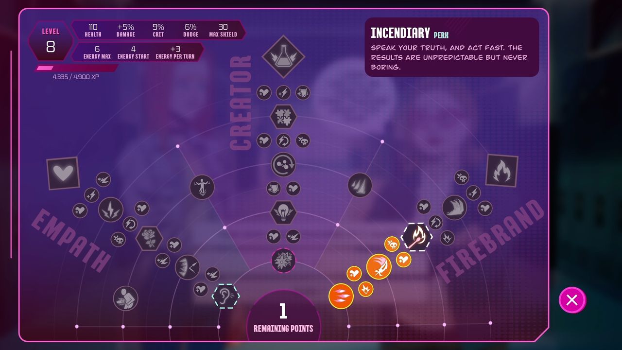 Screenshot from the video game Invincible Presents: Atom Eve