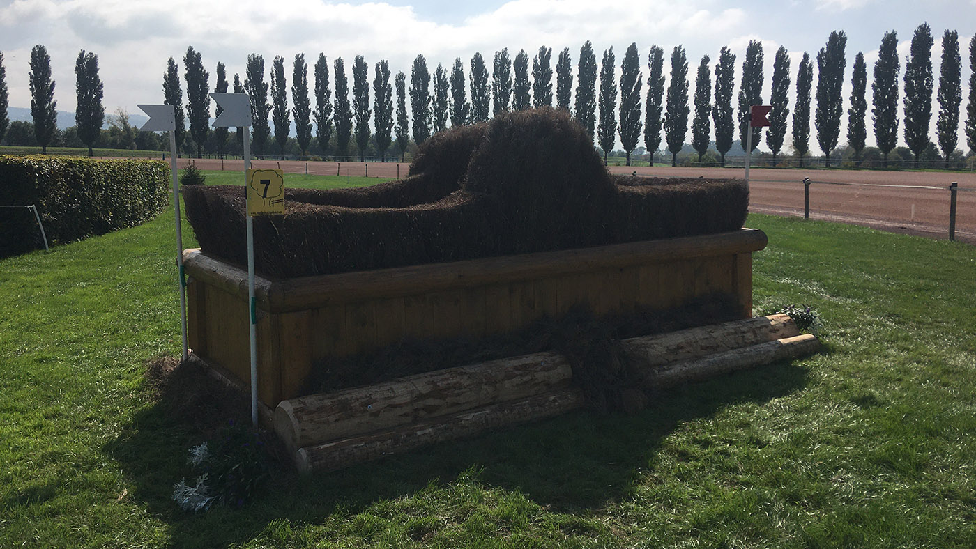European Eventing Championships cross-country course 2021: fence 7