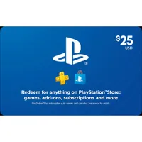 PlayStation gift card - $25