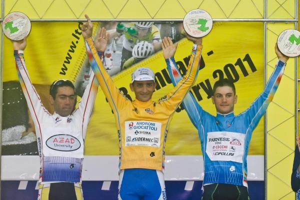 A closer look at the GC podium