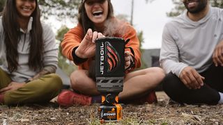 Campers cooking with the Jetboil Flash 1.0