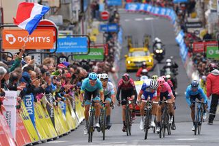 Thibaut Pinot finishes stage 2 at the Criterium du Dauphine among the GC contenders