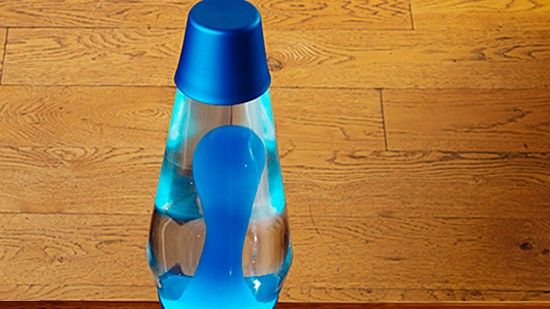 mathmos astro blue lava lamp