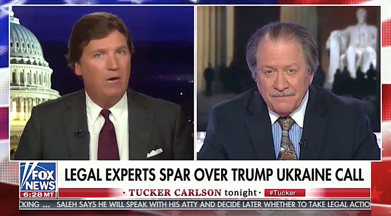 Tucker Carlson slaps Shep Smith