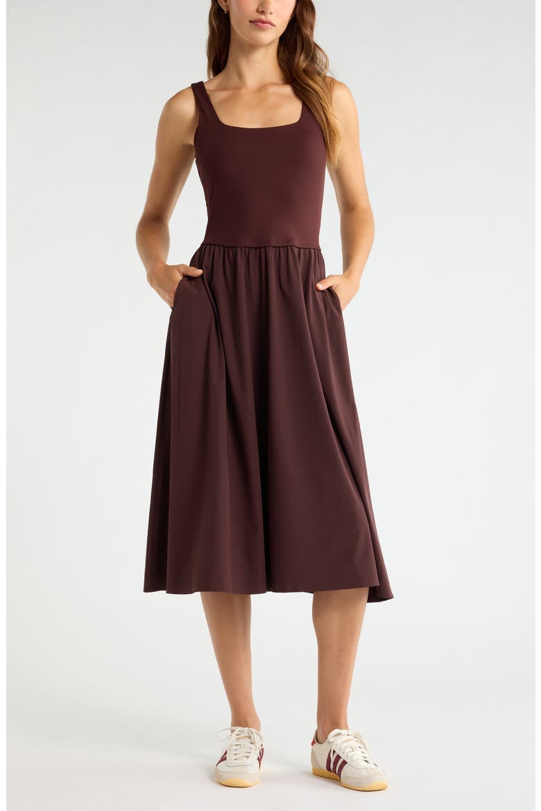 Effortless Sleeveless Midi Dress