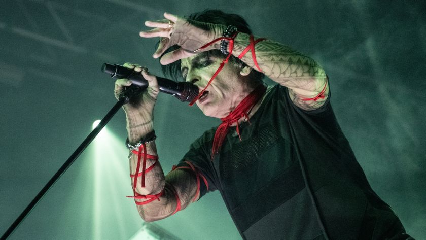 Gary Numan performs onstage during a concert at O2 Academy Birmingham on November 15