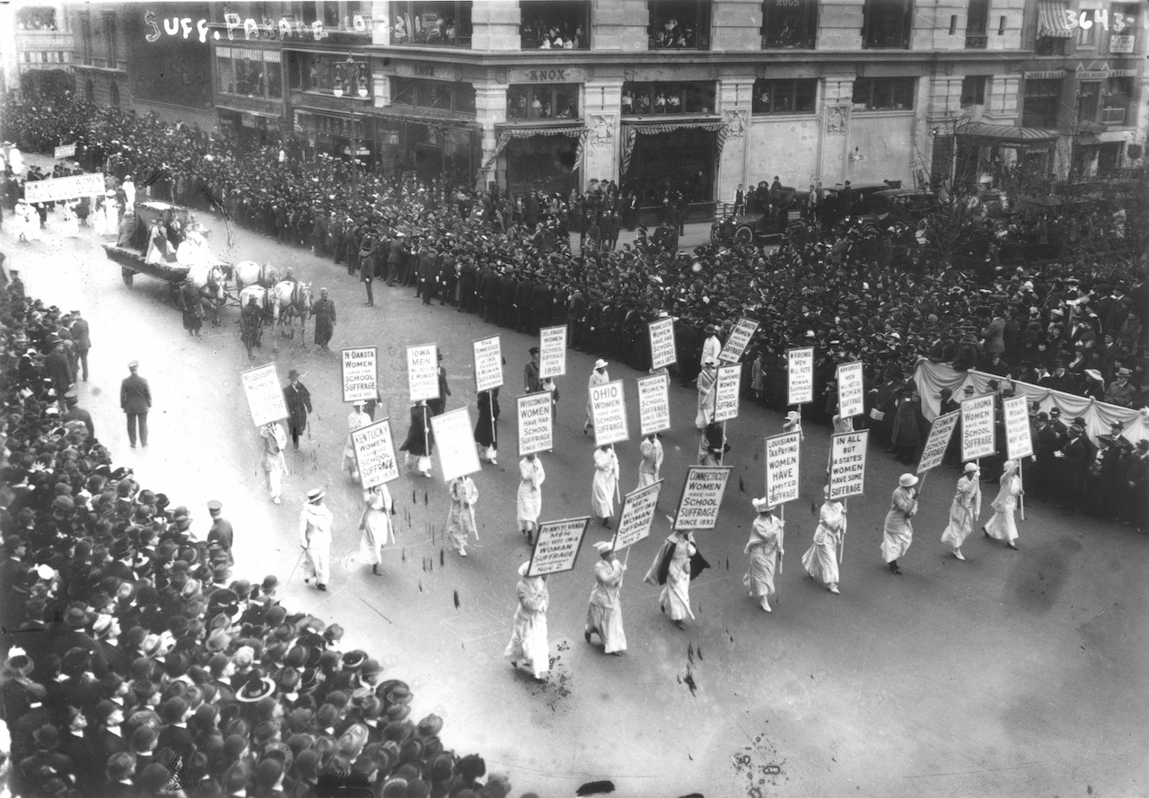 New York suffrage parade