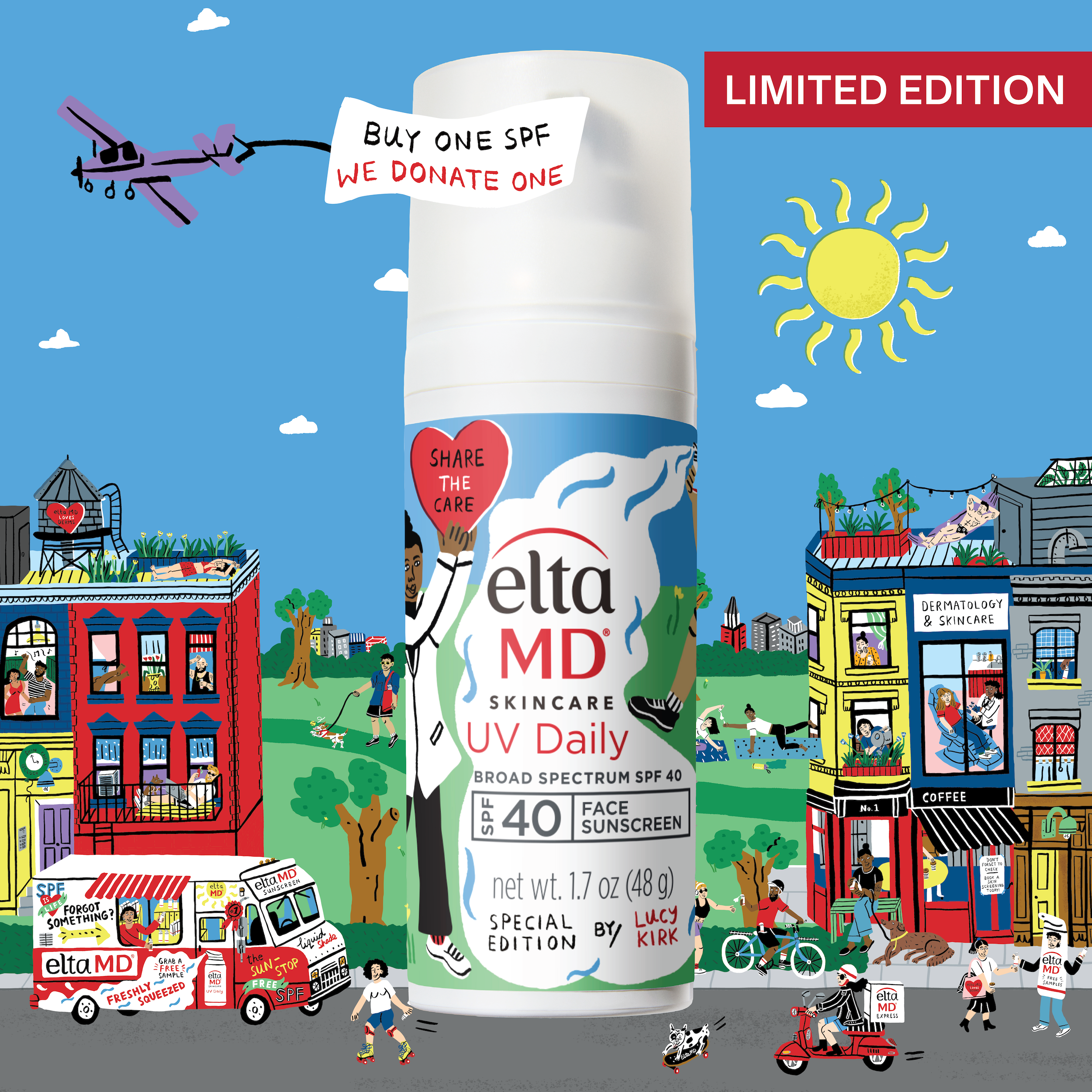 Eltamd Uv Daily Limited Edition Bottle Broad-Spectrum Spf 40