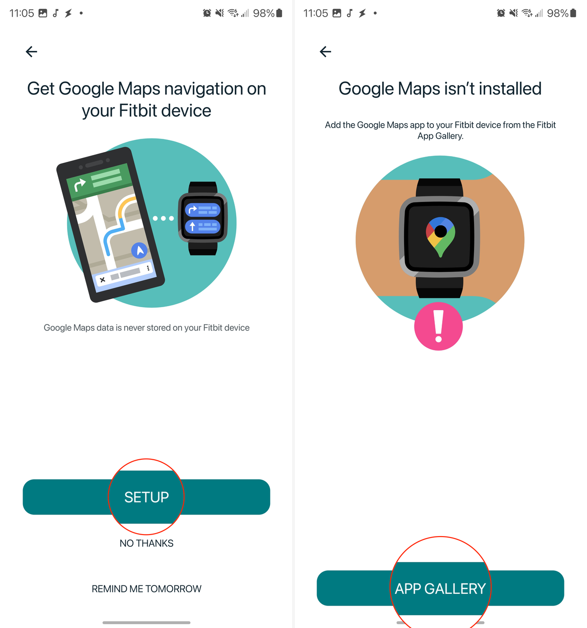 How to use Google Maps on Fitbit Sense 2 and Versa 4 Android Central