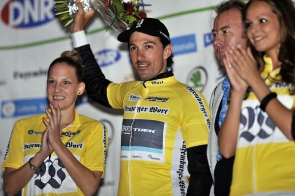 Fabian Cancellara (Leopard Trek) in yellow