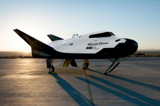 Mattel’s Matchbox Sky Busters Dream Chaser is modeled after the crew version of the commercial space plane.