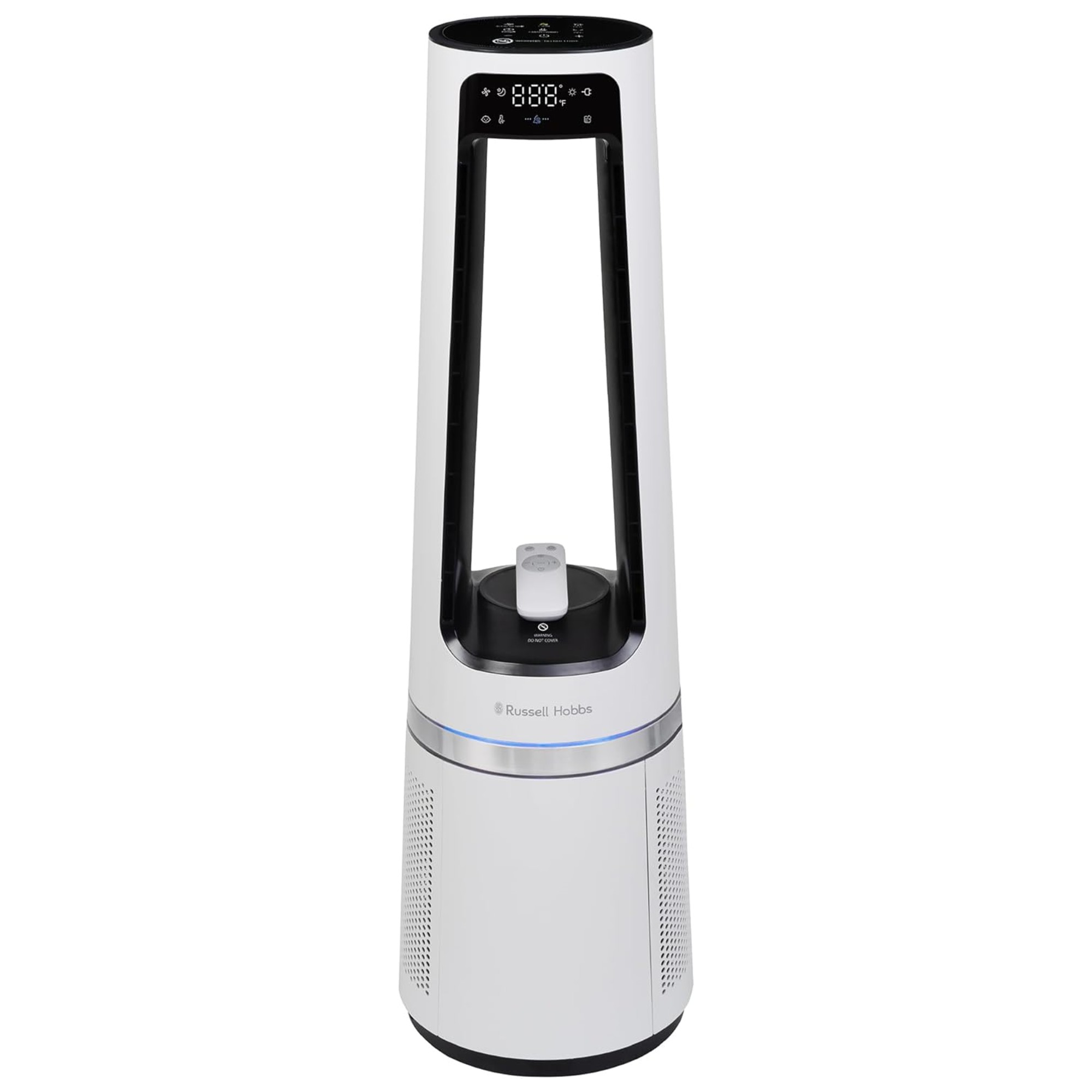 Russell Hobbs RHBLDL25 Bladeless fan heater cut out on a white background