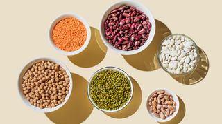 Bowl of legumes as one of the foods rich in magnesium