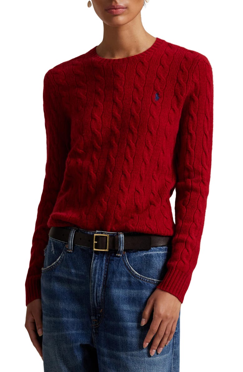 Julianna Cable Knit Wool &amp;amp; Cashmere Sweater