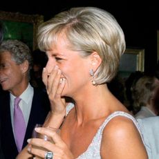Princess Diana laughing