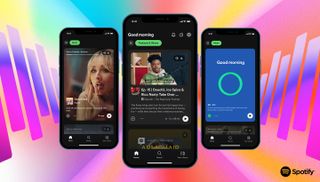 New Spotify home page Podcast feed