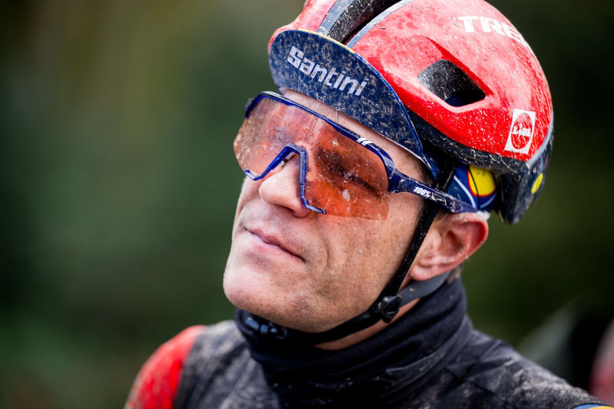 Mandatory Credit Photo by Shutterstock 15170876awBelgian Jasper Stuyven of LidlTrek is seen at a track reconnaissance session ahead this weekends oneday cycling race Omloop Het Nieuwsblad opening race of the Flemish classic one day races season Thursday 27 February 2025Cycling Omloop Track Reconnaissance Gent Belgium 27 Feb 2025