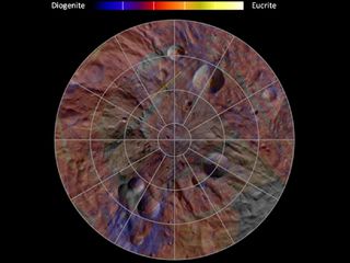 Mineral Diversity at Vesta's South Pole