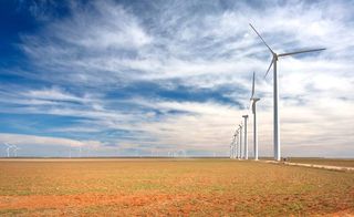 A wind farm in west Texas.