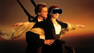 Titanic with an Apple Vision Pro