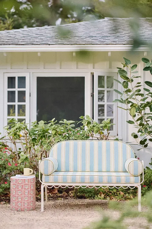 Business & Pleasure Co. the Al Fresco Love Seat Cushion Slipcover Set