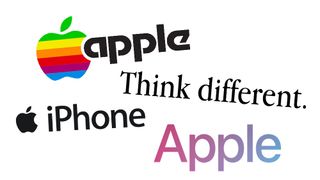 Apple fonts history, from an early Apple logo to the Apple logo today