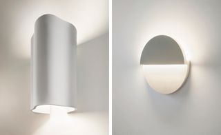 Barcelona' light, (left) and the 'Cycladic' series, (right)