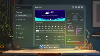 CARROT Weather on Vision Pro