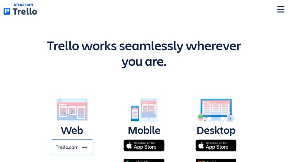 Trello website screenshot (February 2026).
