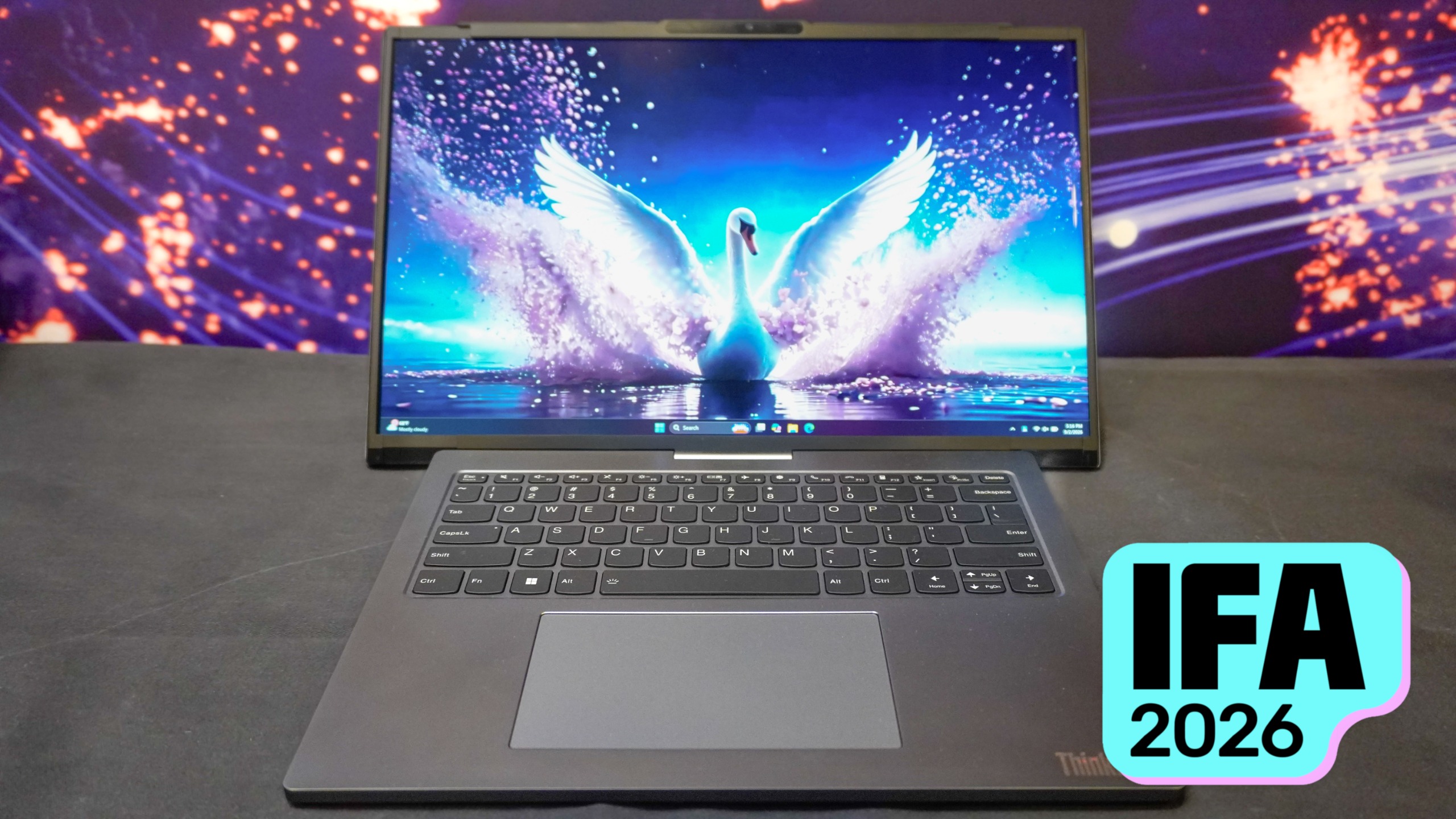 The Lenovo Project Swan with an IFA 2026 badge
