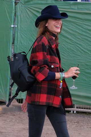 Alexa Chung Glastonbury 2017