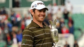 Louis Oosthuizen with the Claret Jug