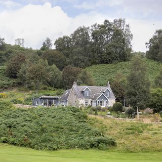exterior of Penny Kennedy's Highland cottage from Period Living
