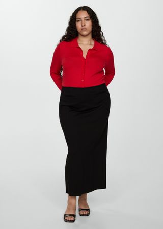 Long Pencil Skirt