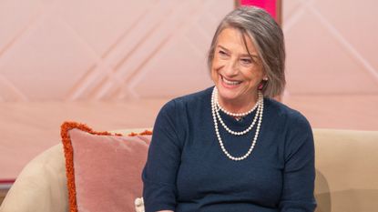 Caroline Quentin appearing on Lorraine