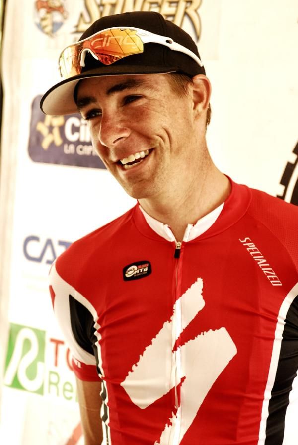 Todd Wells was happy after his overall win.